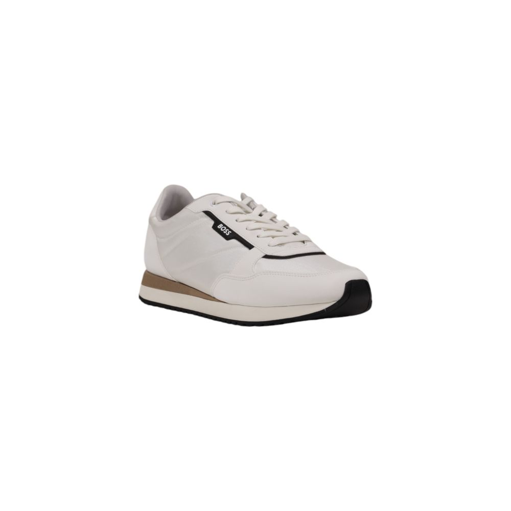 White Polyester Sneaker - The Luxe Alliance