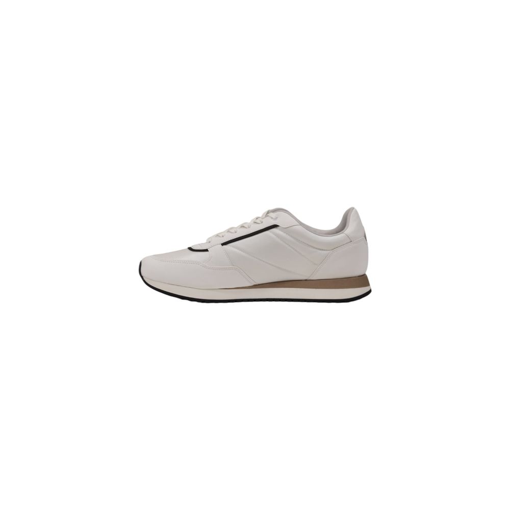 White Polyester Sneaker - The Luxe Alliance