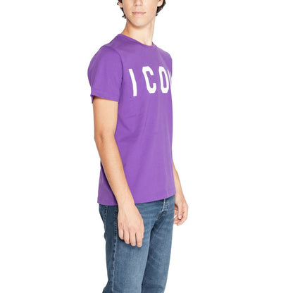  - Purple Cotton T-Shirt