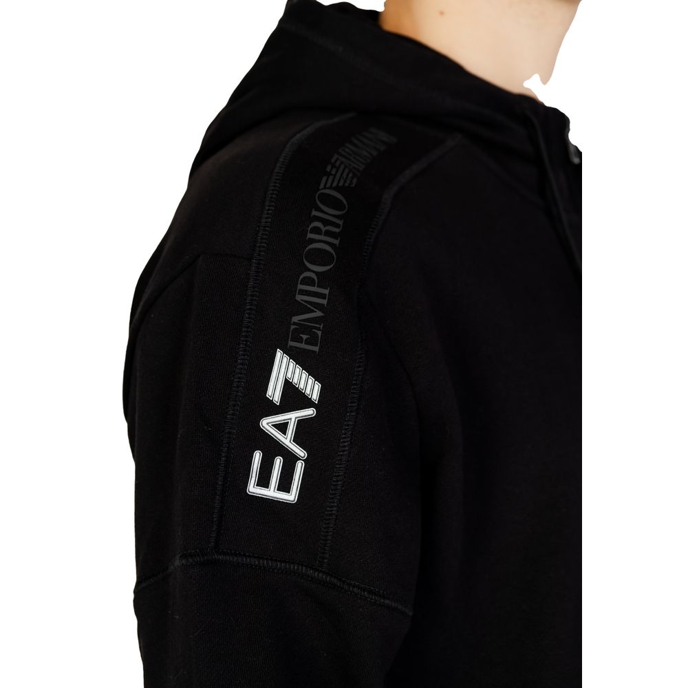 Men's Black Cotton Sweater - Essential Fall/Winter Layer