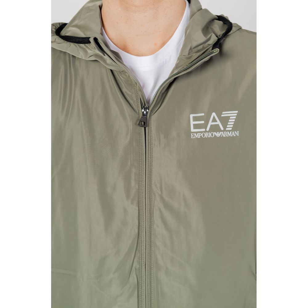  - Green Polyester Jacket