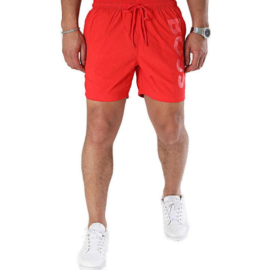  - Red Polyester Swimwear