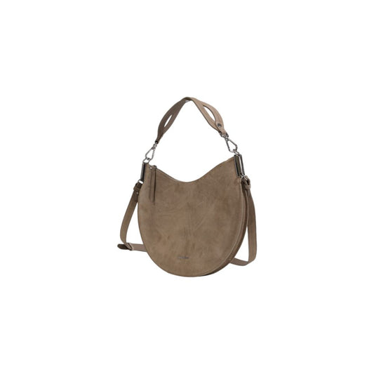  - Gray Suede Handbag