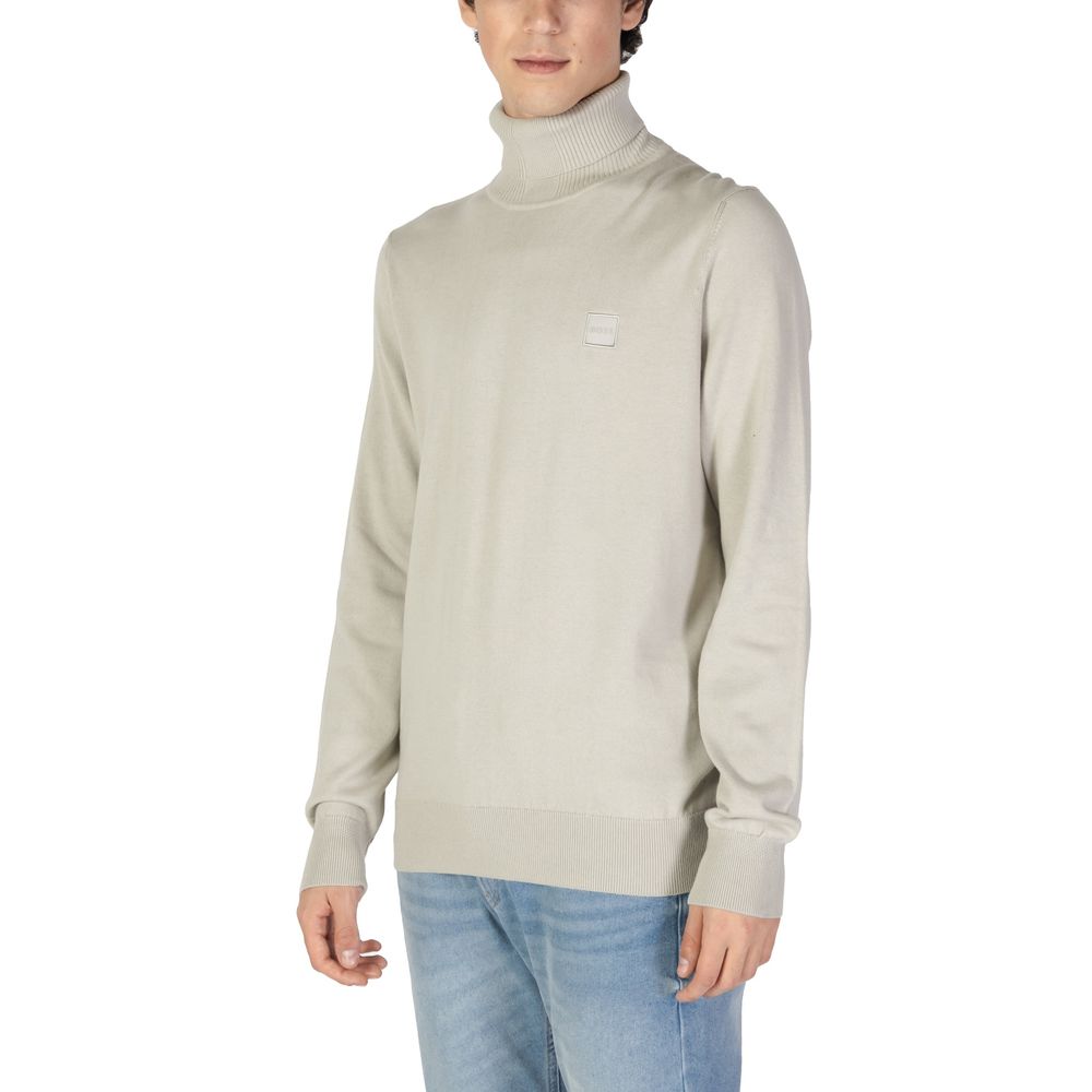  - Beige Cotton Sweater