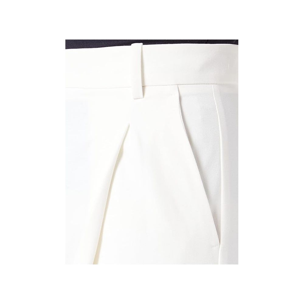 White Polyester Jeans & Pant - The Luxe Alliance