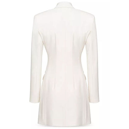 White Polyester Suits & Blazer - The Luxe Alliance