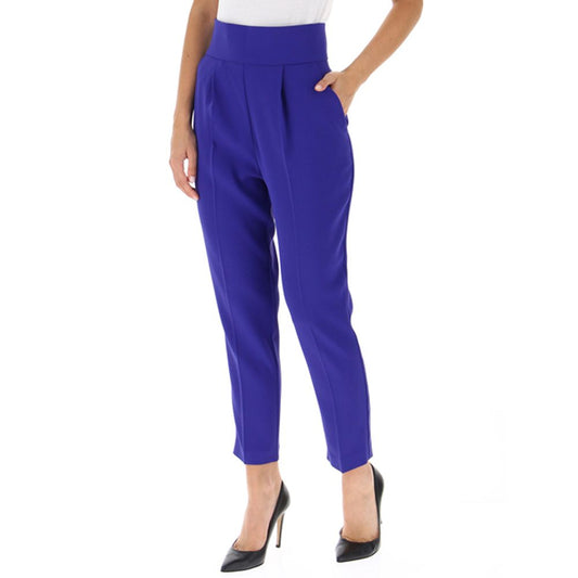 Purple Polyester Jeans & Pant - The Luxe Alliance