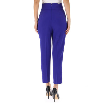 Purple Polyester Jeans & Pant - The Luxe Alliance