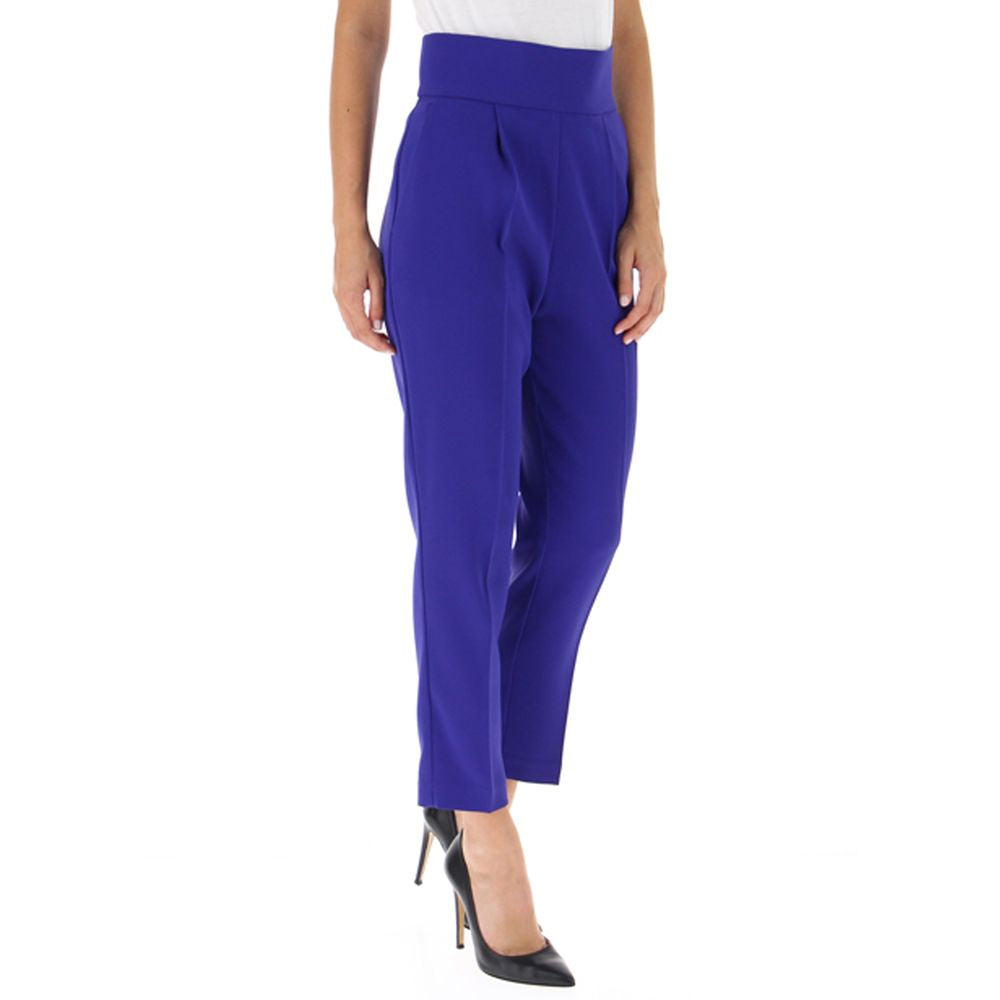 Purple Polyester Jeans & Pant - The Luxe Alliance