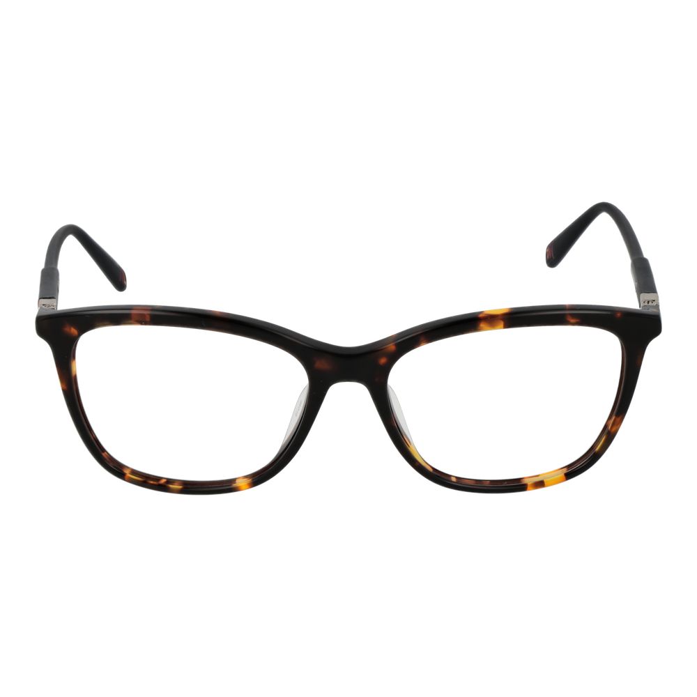 Fila Brown Women’s Optical Glasses – Square Full-Rim Frame, 54mm