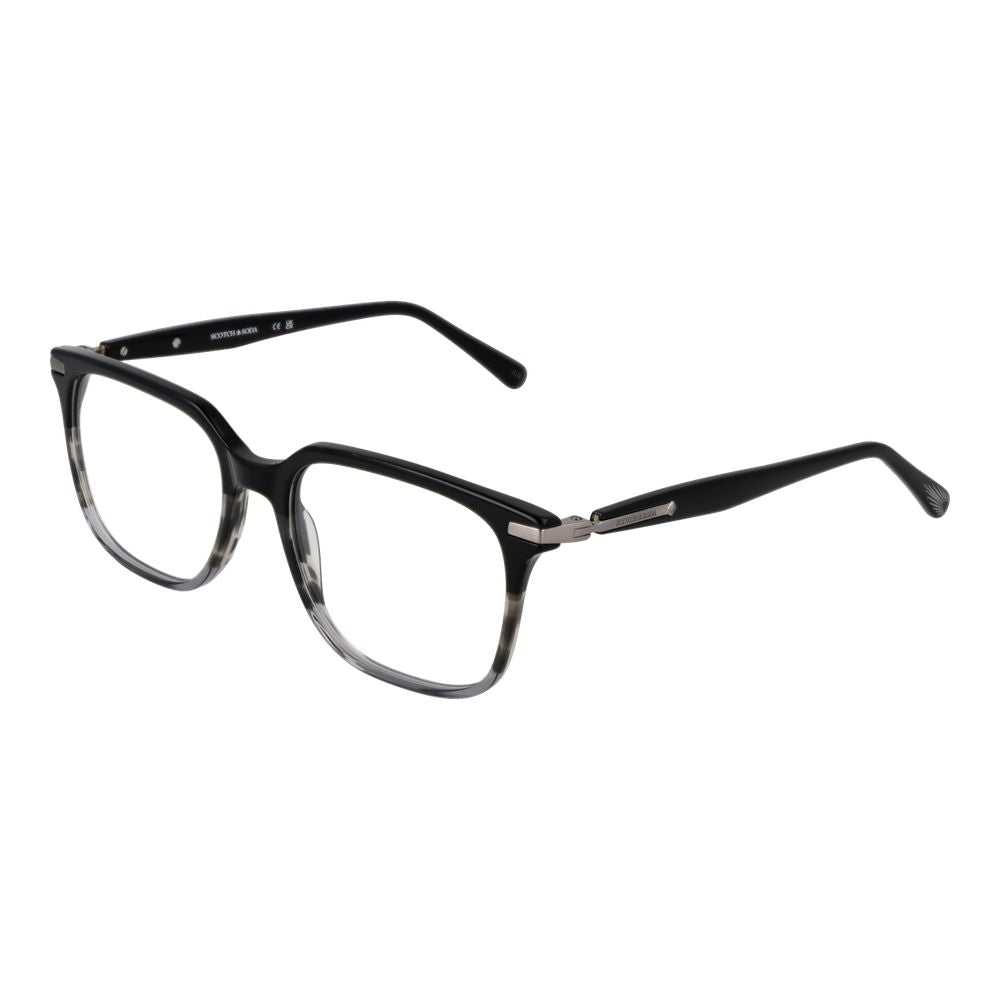Scotch & Soda Black Men's Optical Frames – Square Full-Rim