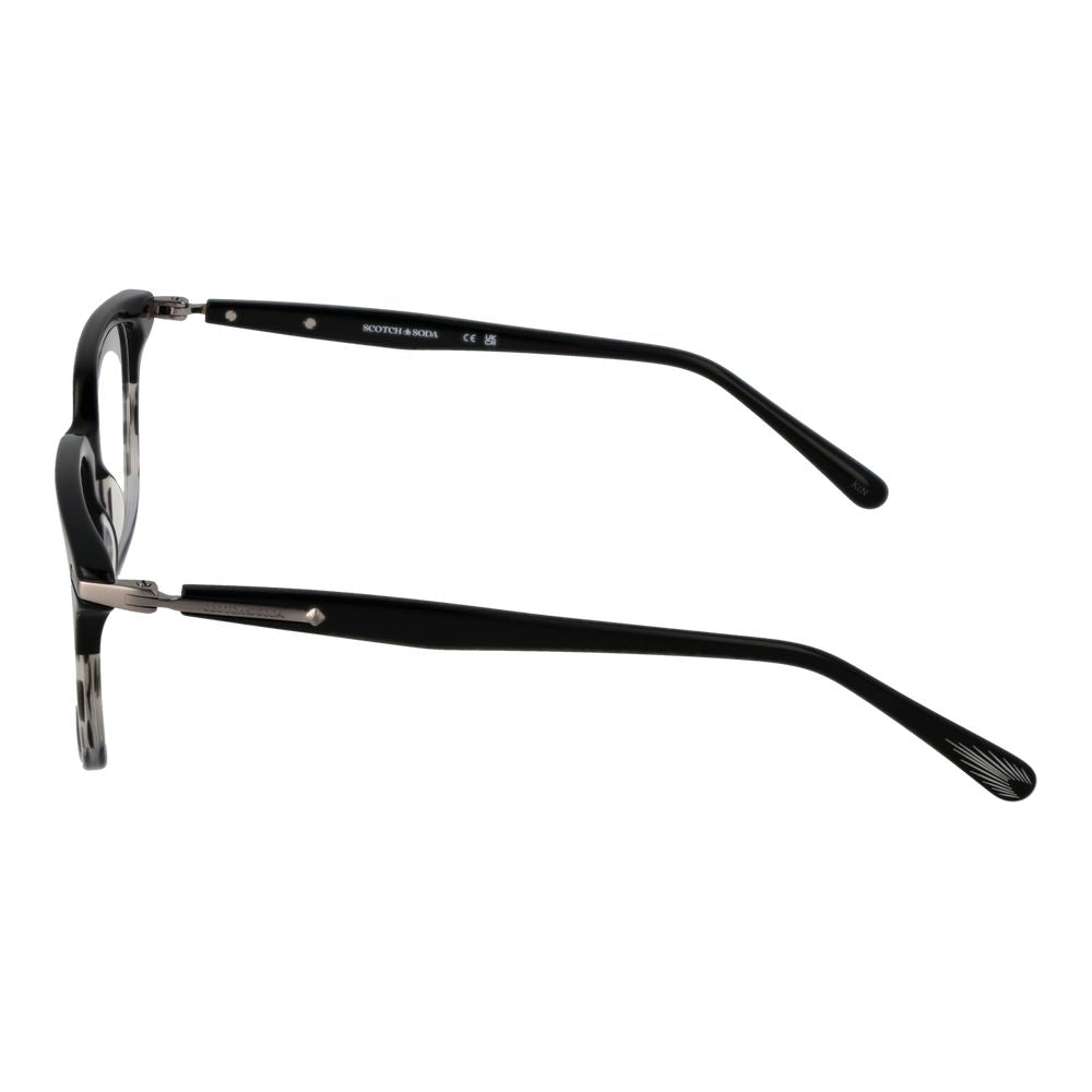 Scotch & Soda Black Men's Optical Frames – Square Full-Rim