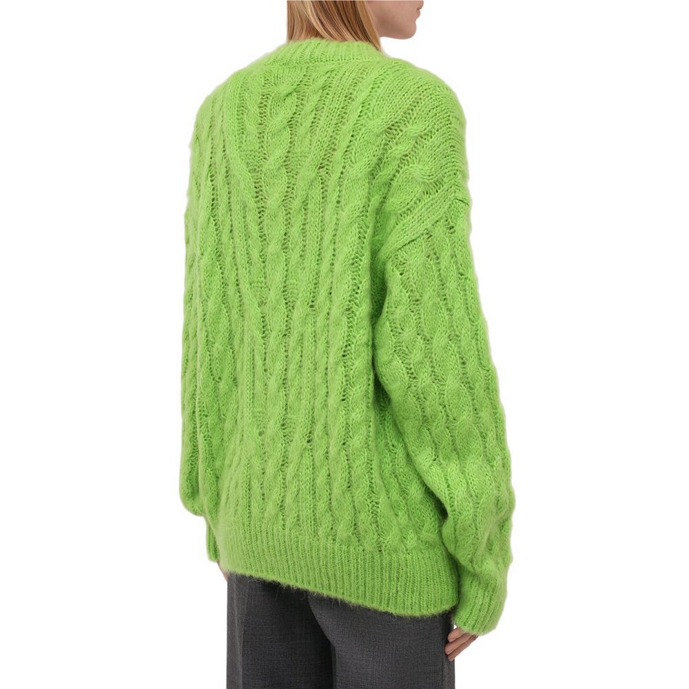 Green Acrylic Sweater - The Luxe Alliance