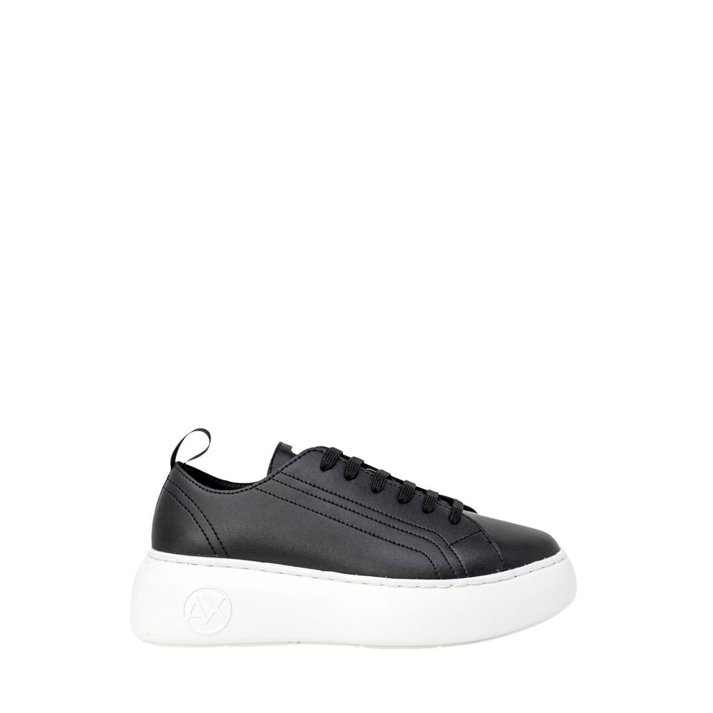  - Black Synthetic Leather Sneaker