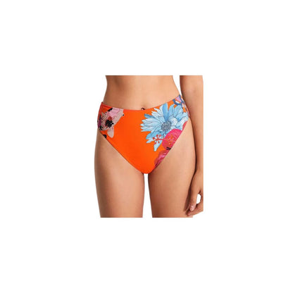  - Orange Polyester Swimwear