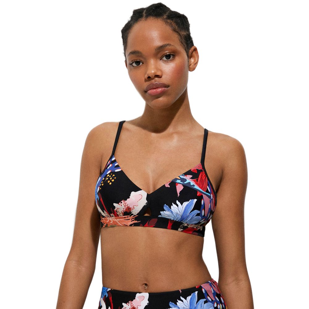  - Black Polyester Swimwear