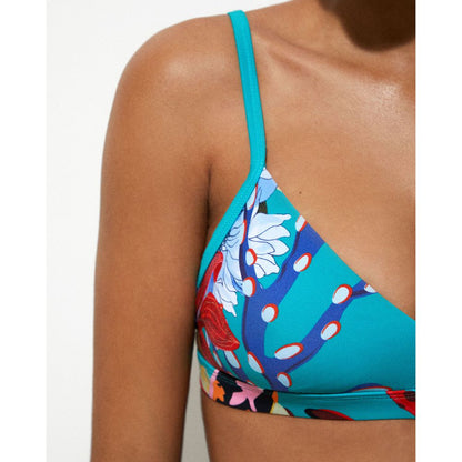  - Turquoise Polyester Swimwear