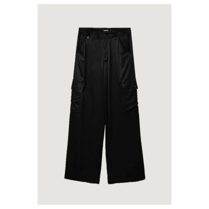  - Black Viscose Jeans & Pant