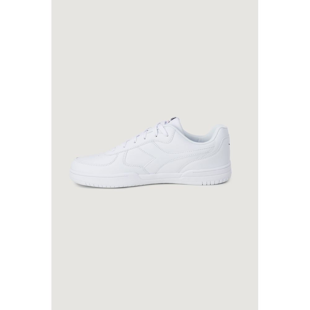  - White Synthetic Leather Sneaker