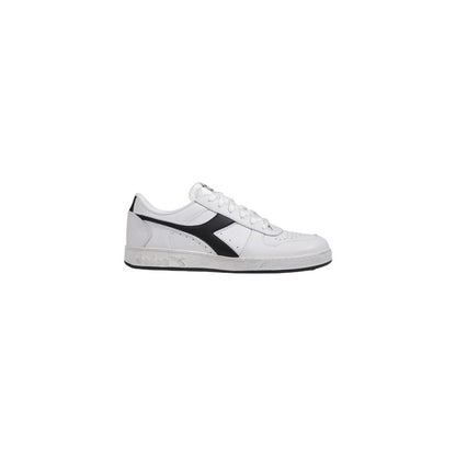  - Black And White Leather Sneaker