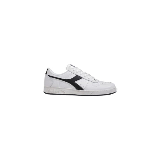  - Black And White Leather Sneaker