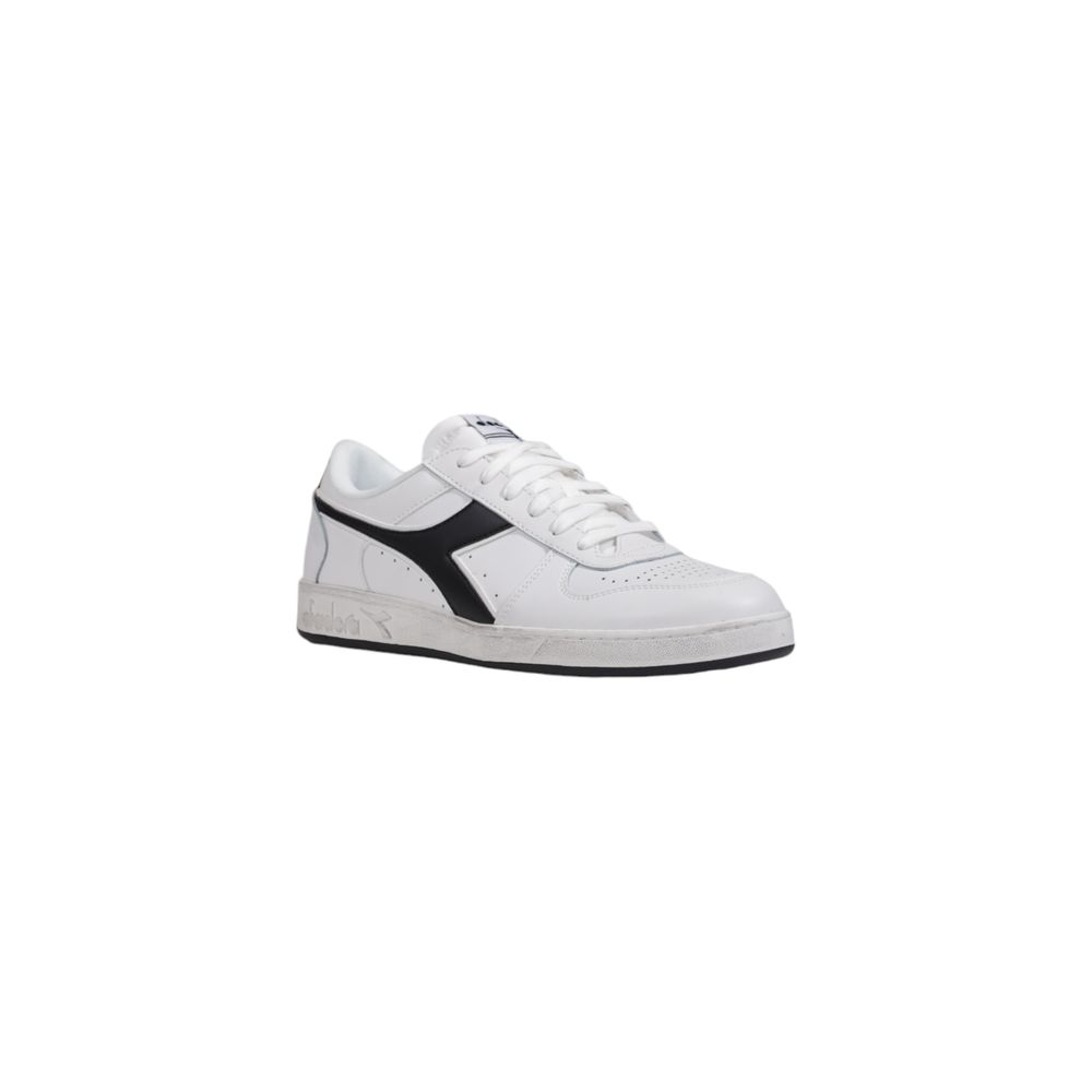  - Black And White Leather Sneaker