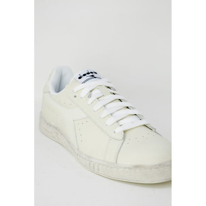  - White Synthetic Leather Sneaker