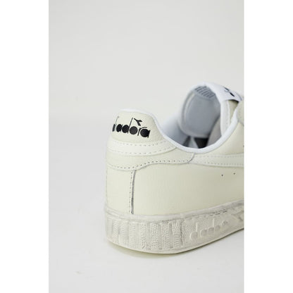  - White Synthetic Leather Sneaker