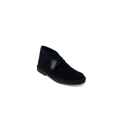 Clarks Blue Leather Boot - Stylish Men's Ankle Boots for Autumn/Winter