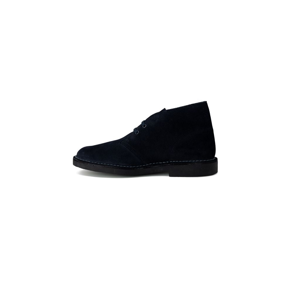 Clarks Blue Leather Boot - Stylish Men's Ankle Boots for Autumn/Winter