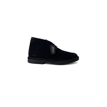 Clarks Blue Leather Boot - Stylish Men's Ankle Boots for Autumn/Winter