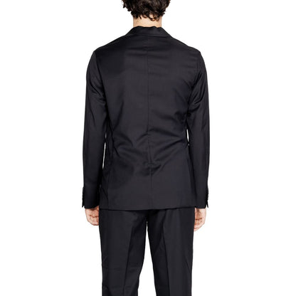  - Black Polyester Blazer