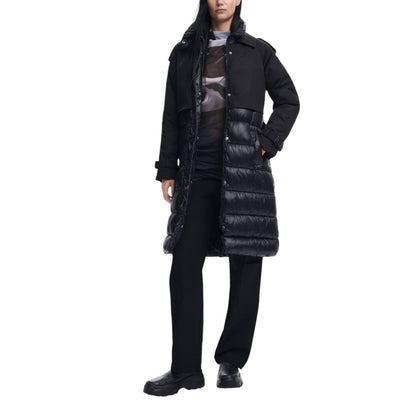  - Black Polyester Jackets & Coat