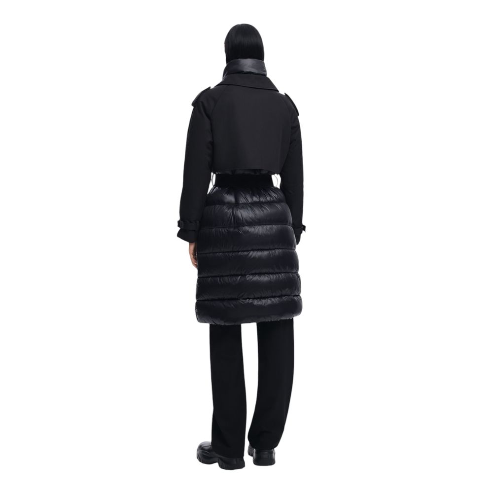  - Black Polyester Jackets & Coat