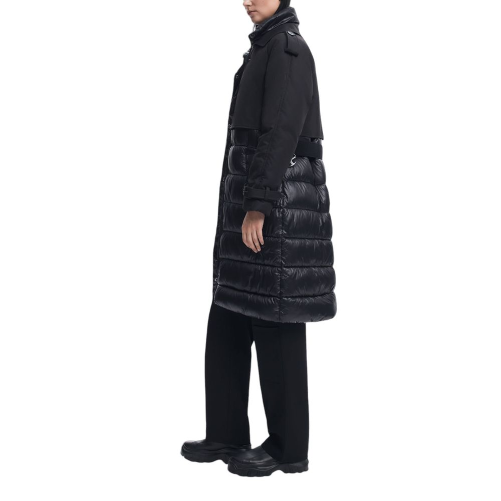  - Black Polyester Jackets & Coat