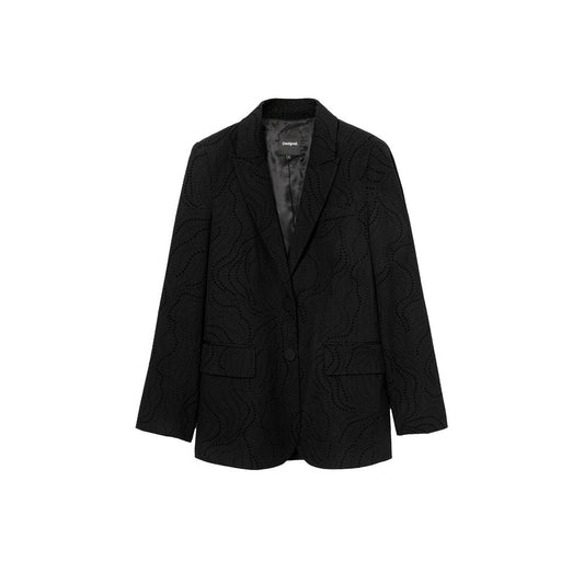  - Black Polyester Suits & Blazer