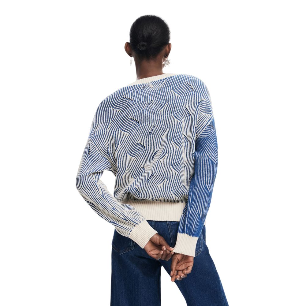  - Blue Cotton Sweater