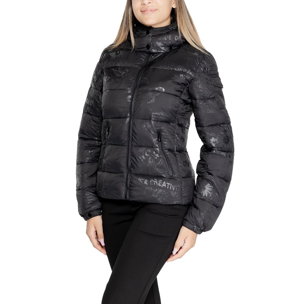  - Black Polyamide Jackets & Coat