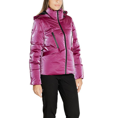  - Purple Polyester Jackets & Coat