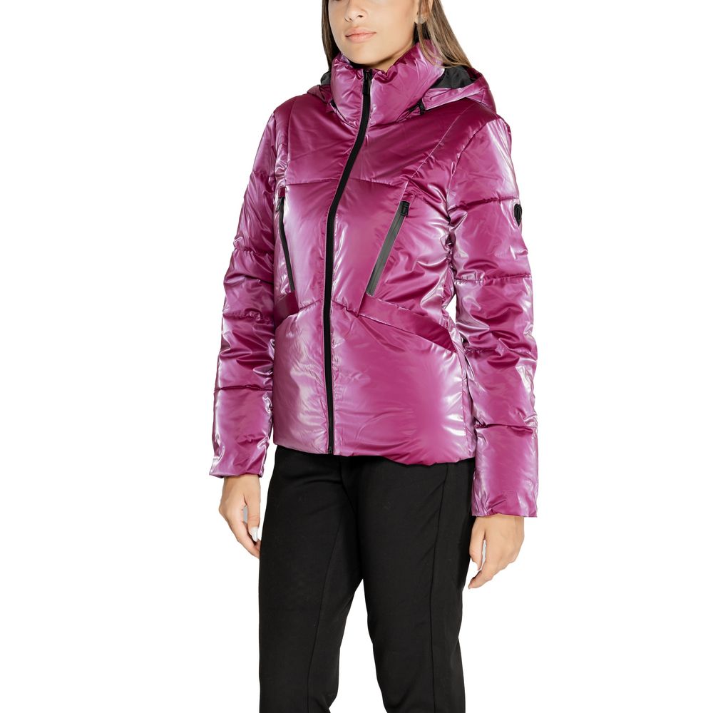  - Purple Polyester Jackets & Coat