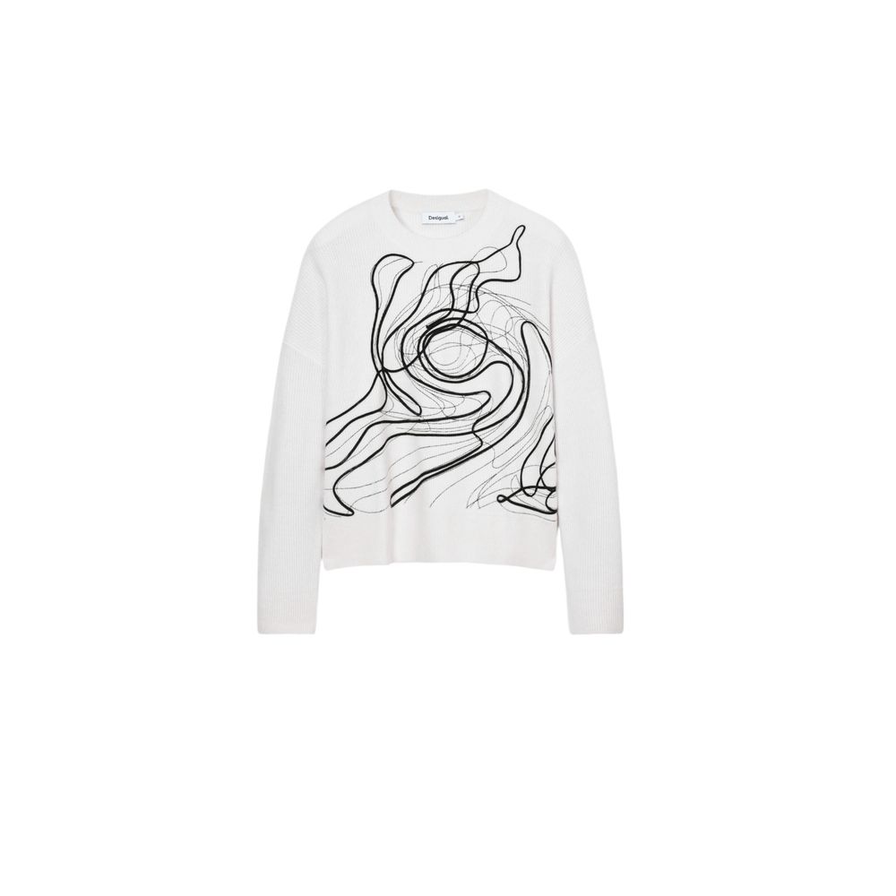  - White Cotton Sweater