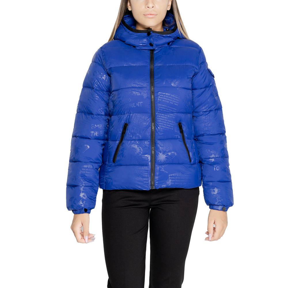  - Blue Polyamide Jackets & Coat