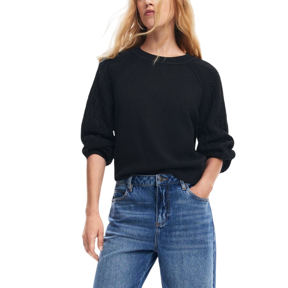  - Black Viscose Sweater