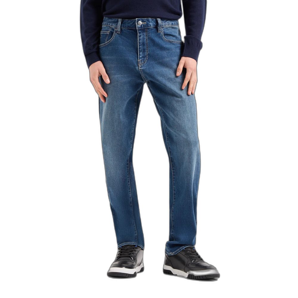  - Blue Cotton Jeans & Pant