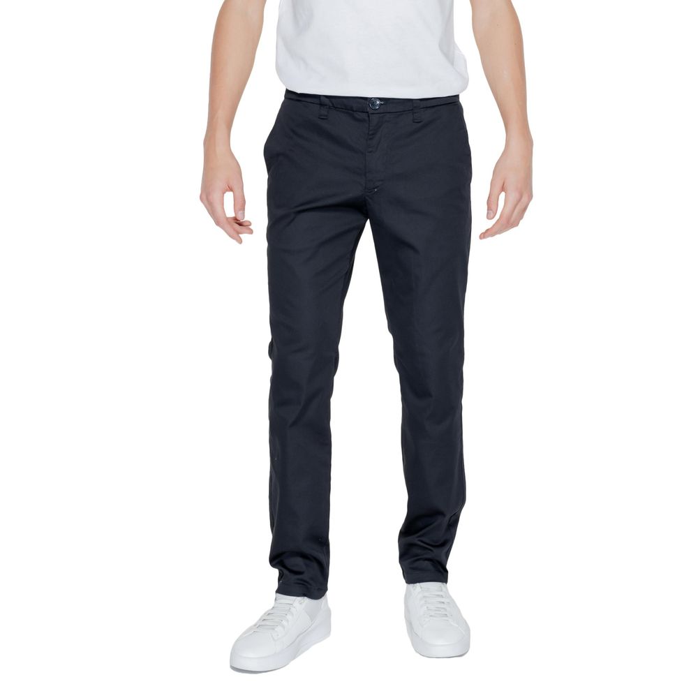  - Black Cotton Jeans & Pant