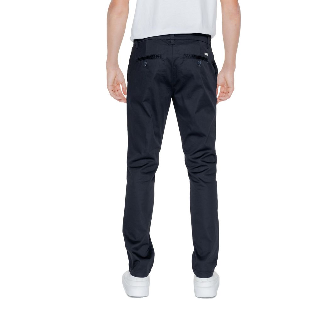  - Black Cotton Jeans & Pant