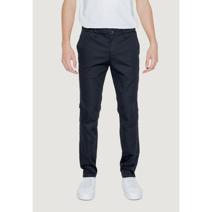  - Black Cotton Jeans & Pant