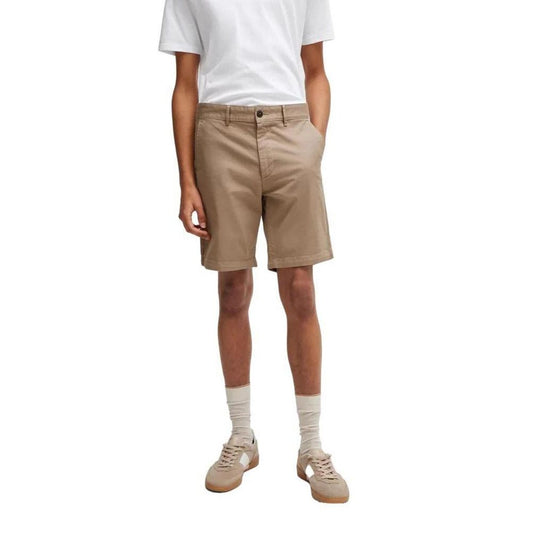  - Beige Cotton Short