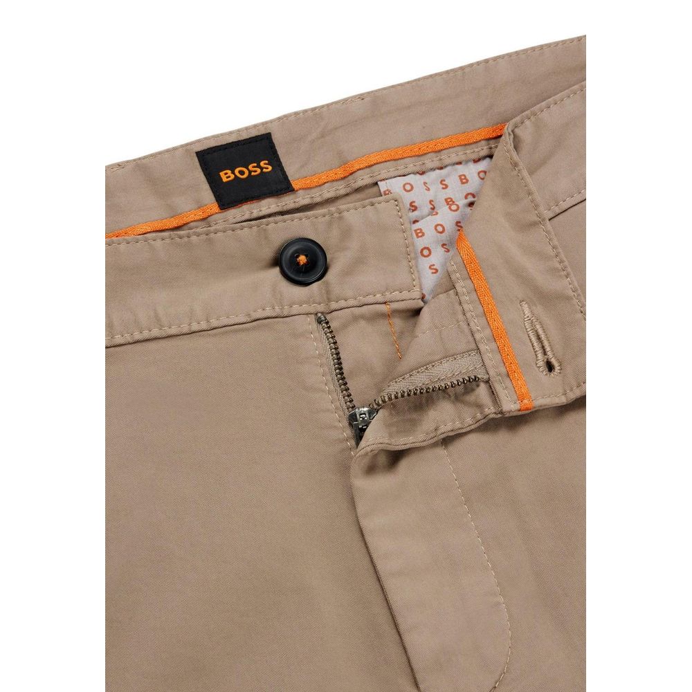  - Beige Cotton Short