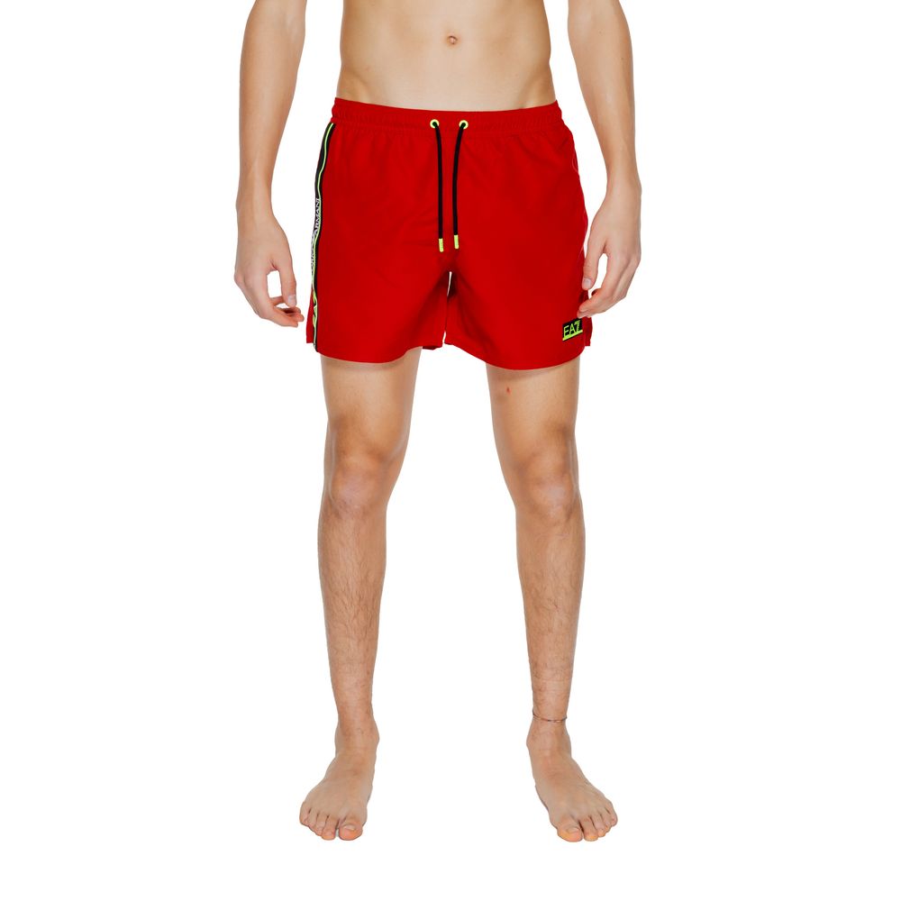  - Red Polyester Swimwear